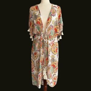 True Destinations Boho Dress Caftan S Hippie Resort Cruise Vacation Beachy Swim